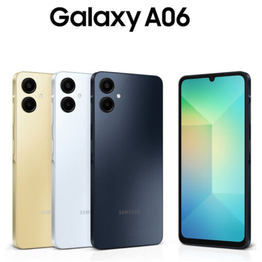 گوشی موبایل سامسونگ مدل Galaxy A06 دو سیم کارت ظرفیت 64 گیگابایت و رم 4 گیگابایت - به همراه شارژر 25 وات سامسونگ