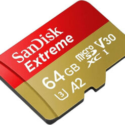 کارت حافظه سن دیسک microSDXC مدل Extreme کلاس A2 استاندارد UHS-I U3 سرعت 170MBps ظرفیت 64 گیگابایت